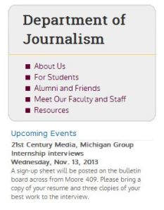 A promotional piece about our recruitment efforts on CMU's website.